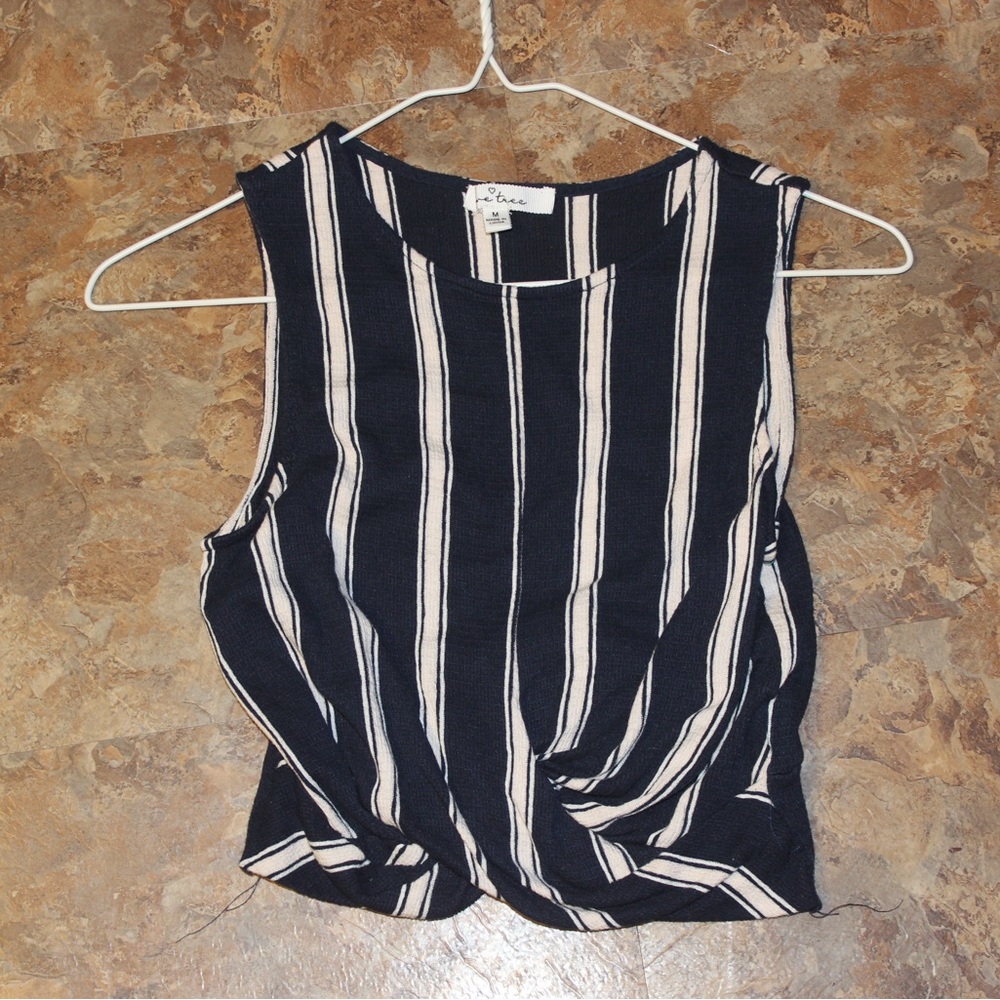 Striped Crop Top